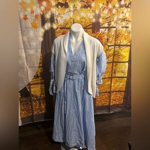 Dressbarn White Cardigan + Surprises!